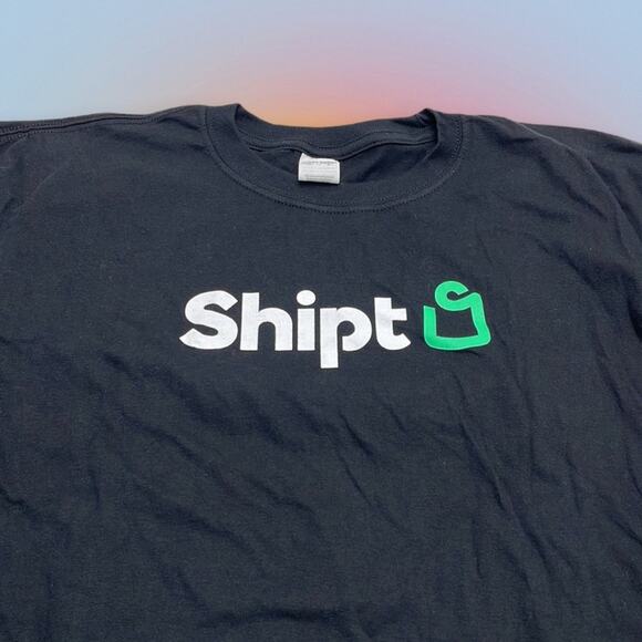 SHIPT Women’s XL Black Tee Shirt - Picture 1 of 3